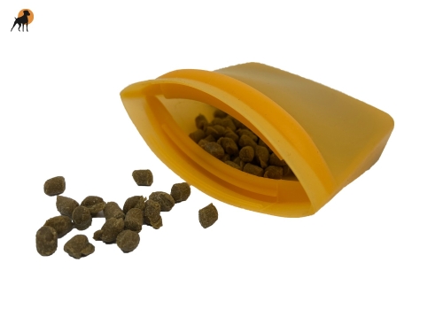 HWP Silikon Leckerlie-Taschenbeutel für Jacken- und Bauchtaschen, ca. 12,5 x 9,5 x 2,5cm