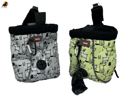Trixie Neopren Snack-Tasche Twist Treat HUNDE, ca. 11 x 14cm - Limited Edition