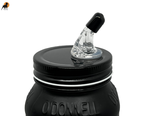 HWP Glasaufsatz Ausgießer, auslaufsicher, Schwarz