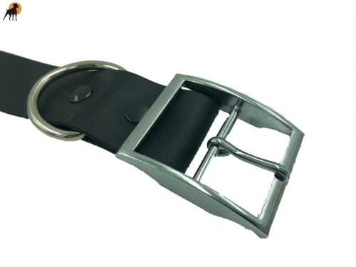 Halsband Classic aus TPU Gurtband, Dornschnalle eckig, Breite: 40 x 2,5mm