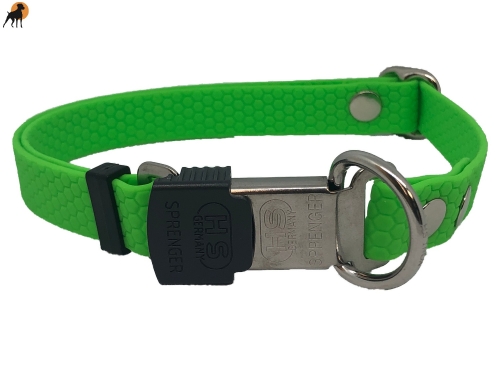 TPU Hexa Halsband mit Cliclock Sicherheitsverschluß 20mm, verstellbar