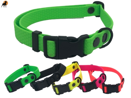 TPU Hexa Halsband FUN 20mm x 35 - 50cm x 20mm, mit PVC-Verschluß, verstellbar