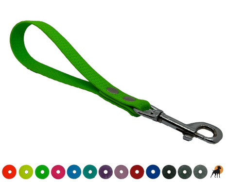 HEXA Kurzführer 19mm x 25cm m. HS, Karabiner vernickelt