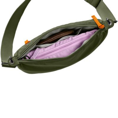 Hunter Crossbody-Tasche Charlotte grün/lila 33 x 9,5 x 17cm