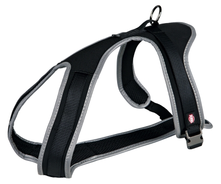 Trixie Experience Touren-Geschirr Gr.S, 30-50cm/15mm, schwarz