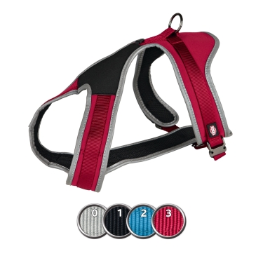 Trixie Experience Touren-Geschirr Gr.S, 30-50cm/15mm, rot