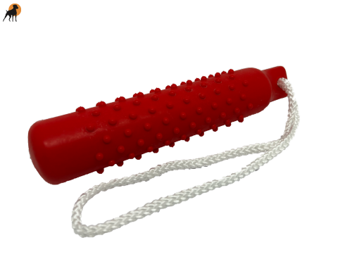 Wasserdummy 27x5cm, mit Wurfband, rot