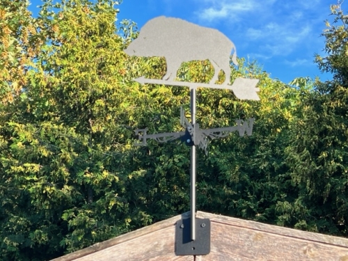 Wetterfahne Wildschwein