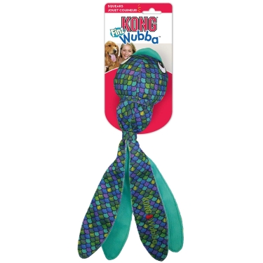 Hundespielzeug KONG® Wubba™ Finz, 37cm, blau
