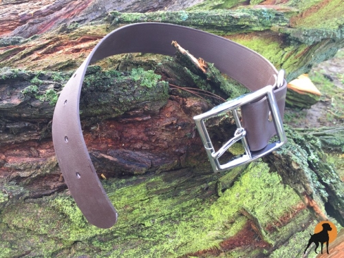 Biothane Beta Halsband XXL Classic, 38mm, Dunkelbraun