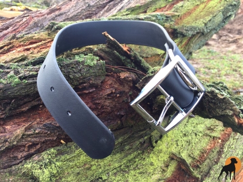 Biothane Beta Halsband XXL Classic, 38mm, Schwarz
