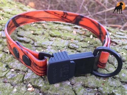 Biothane Camouflage ClicLock Maß-Halsband, 19mm
