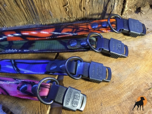 Biothane Camouflage ClicLock Maß-Halsband, 25mm