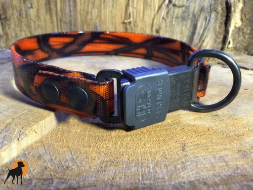 Biothane Camouflage ClicLock Maß-Halsband, 25mm