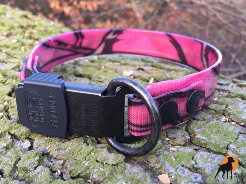 Biothane Camouflage ClicLock Maß-Halsband, 25mm