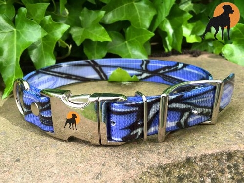 HWP Biothane Camo HB 25mm mit Alu-Verschluß und Zaumschnalle