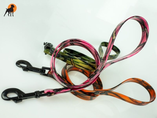 Biothane Crystal Führleine 19mm mit Handschlaufe (Farbe, Länge und Haken wählbar)