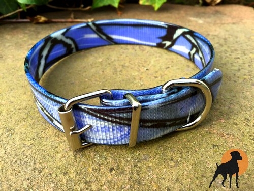 Biothane Camouflage Halsband Basic, Breite: 25mm