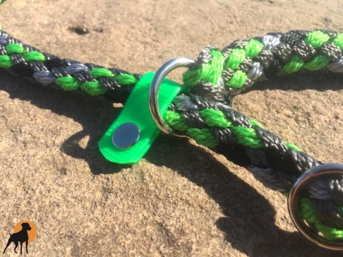 Tauwerk Agility & Retrieverleine G2 Classic 150cm, rund geflochten, Green Flash