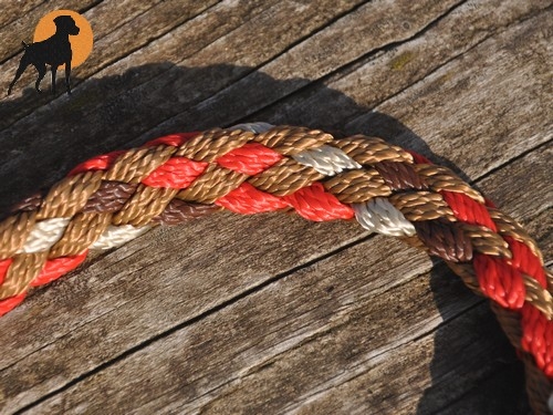 Tauwerk Agility & Retrieverleine G2 Classic 150cm, rund geflochten, Indian Summer