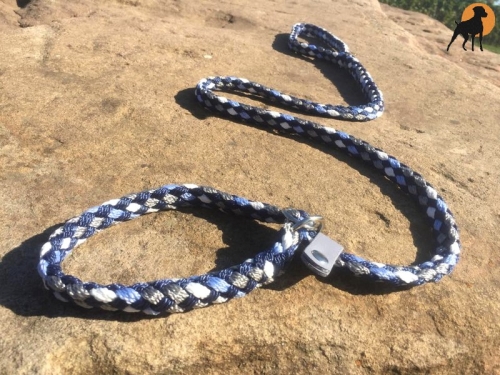 Tauwerk Agility & Retrieverleine G2 Classic 150cm, rund geflochten, Maritim