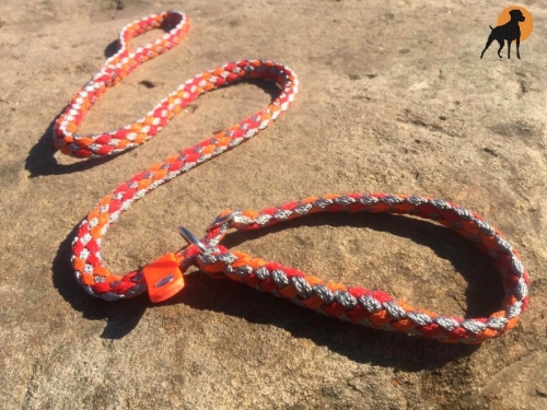 Tauwerk Agility & Retrieverleine G2 Classic 150cm, rund geflochten, Sunrise