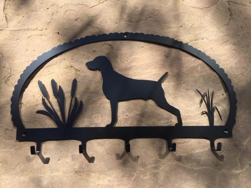 Hundegarderobe / Schlüsselbrett Weimaraner
