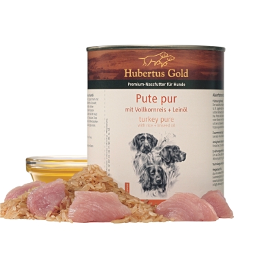 Hubertus Gold Dosenmenue Pute Pur, 800g