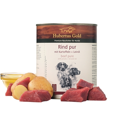 Hubertus Gold Dosenmenue Rind Pur, 800g