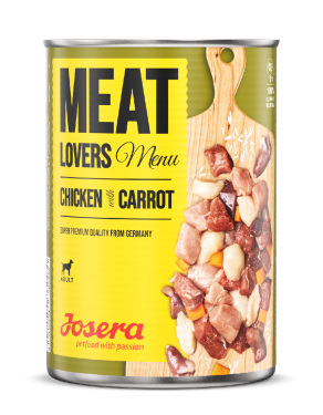 Josera Meat Lovers Dosenmenue 800g, Chicken with Carrot