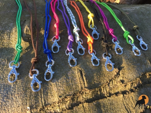 Nylon Pfeifenband Glam 3mm mit Karabiner