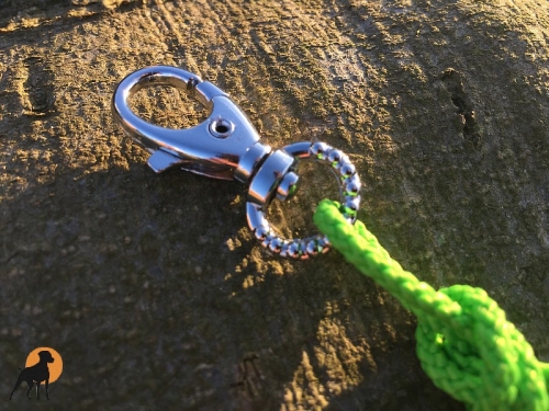 Nylon Pfeifenband Glam 3mm mit Karabiner