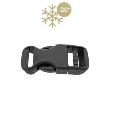 PVC Steckschließe, Frostgeschützt bis -20 Grad, Bandbreite 20mm