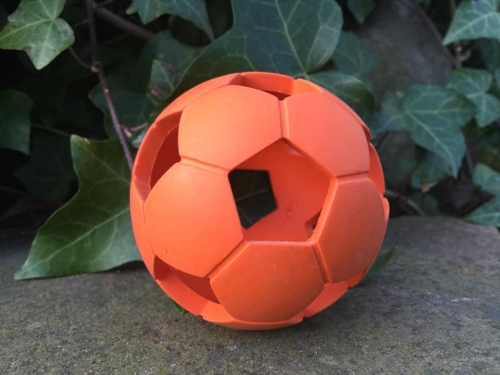 Naturgummi Gitterball Soccer, 7cm