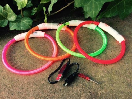 Flash USB-Leuchtring L-XL, bis 65cm