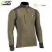 PSS X-treme Polar Fleeceshirt grün/schwarz, Größe M
