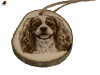 Holzanhänger/Baumschmuck Cavalier King Charles Spaniel