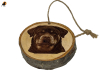 Holzanhänger/Baumschmuck Rottweiler